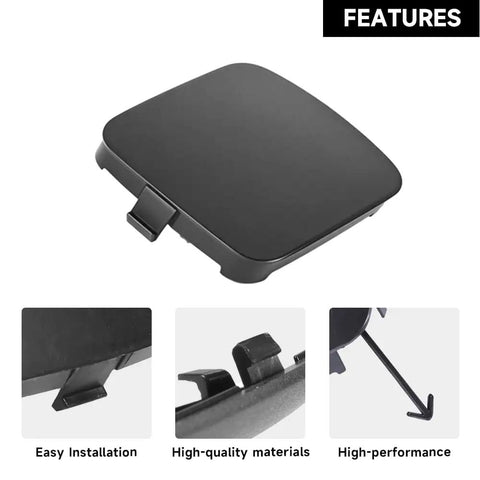 Close-up of Toyota RAV4 Tow Hook Cover Cap Front Left And Right Bumper Eye Hole Cap Direct Fit 532860R020 532850R020