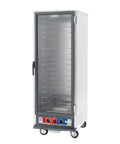 Heavy Duty Proofing Cabinet For Commercial Dough Rising With Precise Temperature Control, steel drum, adjustable racks, glass door.