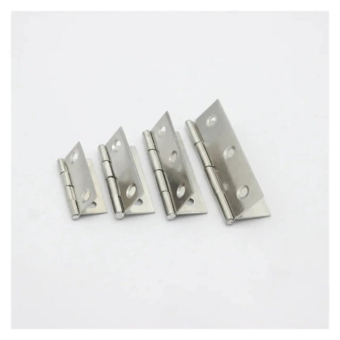 Rotating Concealed Hinge Set 20 Pack 1.5 Inch Stainless Steel Folding Butt Cabinet Hinges for Doors and Cabinets
