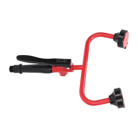 Emergency Eye Wash Unit With Faucet Mounted Sink And Double Gate, red and black finish, industrial use first aid component