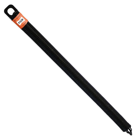 28 Inch Plug End Garage Door Spring For One Piece Doors And Toy Haulers Easy DIY Install With Safety Containment Rod For 125 To 250 LB Doors