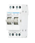 Compact Manual Transfer Switch For Home And Generator AC 110V To 240V Dual Power Drop In 2P 63A DIN Rail Mounted Changeover Switch