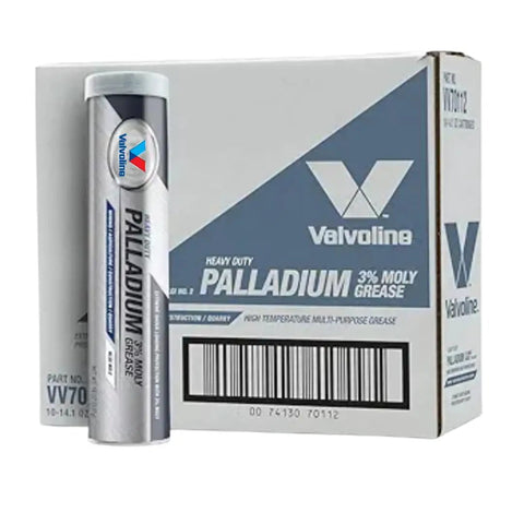 Heavy Duty EP Lithium Complex Grease 1 Cartridge 14.1 Oz 400 g NLGI Grade 2 3 Percent Moly Formula container and box