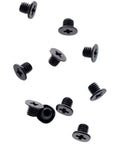Straight Up 10 Pack M3 X 3mm Phillips Flat Head Machine Screws Black for Laptop Bottom Case Cover and 2Point5 SATA HDD SSD Mounting Fasteners