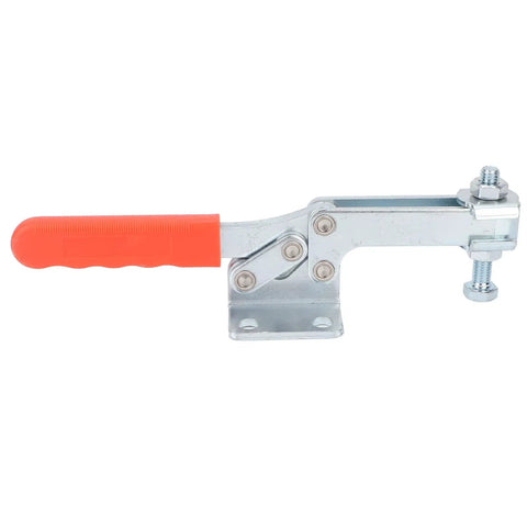 Heavy Duty Pro Grade Toggle Clamp 500kg Clamping Force, Horizontal One Hand Quick Release with red handle