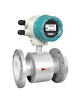 Badass Heavy Duty Electromagnetic Water Flow Meter Sensor With Reliable Performance Built Tough For Nasty Industrial Sludge RV Lines And Gritty Pipes Dn50 Metric Standard, DN50 size with digital display.