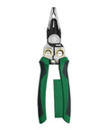 Front view of 8 In 1 Wire Stripper And Do It All Multi Tool Pliers With Built In Voltage Tester Cutter And Crimp Tool Heavy Duty Electrician Hand Tool