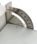 Angle measurement tool on Heavy Duty Acrylic Bender Heater With Smart Angle Bracket Setup And Rapid Water Cooling Loop Manual Hot Plastic Pvc Bending Machine For Sign Shops And No Hassle Workshop Builds 1250Mm.