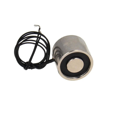 Two Pack 24V Electric Lifting Magnet With 8 Kg Pull, Circular Suction Cup Electromagnet with coil and metal housing