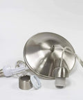Original Instant Pendant Light 6 Inch Recessed Can Screw In Pendant Conversion Kit in Brushed Nickel, Adapter Only Bulb Not Included