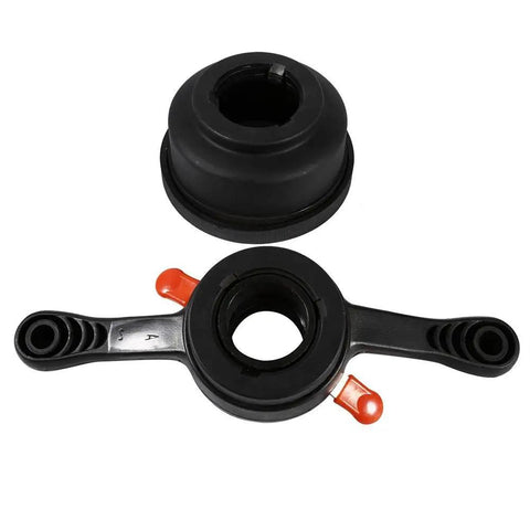 Wheel Balancer Repair Kit With Cone Set For Tire Machine Cups And Quick Release Hub Wing Nut Tools Durable Plastic Construction For Long Lasting Performance Easy Balancing And Quick Tire Changes Thread Pitch Compatible black plastic wheel balancer cone and hub tool