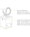 Dimensions and design of Three Stage Soldering Fume Extractor With HEPA And Activated Carbon Filters, 135W Pro Grade Dust And Gas Purifier