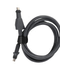 Rock Solid 6.6 Ft Ethernet Extension Cable IP68 Waterproof Flat Network Cord, tightly coiled with two RJ45 connectors visible.