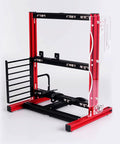 Open Air PC Case Frame For ATX M-ATX ITX Motherboards Dope Open Bench Chassis With Water Cooling Mounts 7 PCI Slots Red