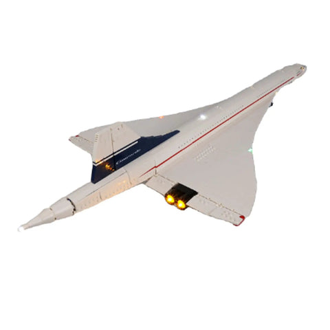 LED Lighting Kit For 10318 Concorde Aircraft Model, Lighting Components Only, USB Powered