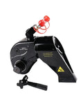 Hydraulic Torque Wrench In One Half Inch Square Drive Made From Rugged Alloy Steel For Hard As Nails Grip And Pinpoint Accuracy Featuring A Flex Hose In Tight Spots This No Nonsense Shop Gear Pumps Out Serious Clamping Force Daily, showing detailed side view.