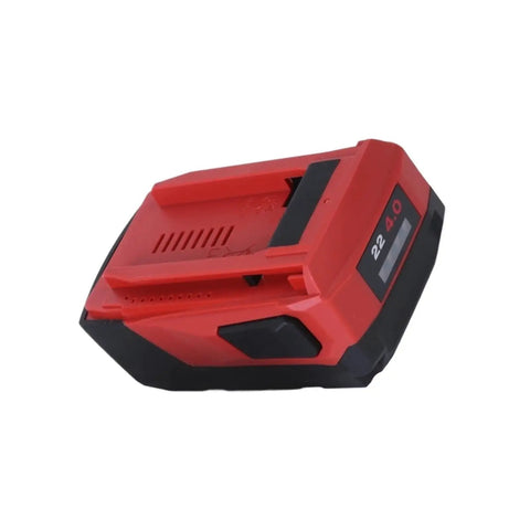 Red High Capacity 4.0Ah Lithium Ion Battery Replacement For Hilti B22 And 18V 21.6V 22V Cordless Power Tools, angled view