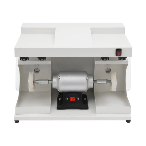 Heavy Duty Dual Head Bench Grinder With Adjustable Dust Guards Rock Solid 3000 RPM Variable Speed Buffing Machine for Jewelry work