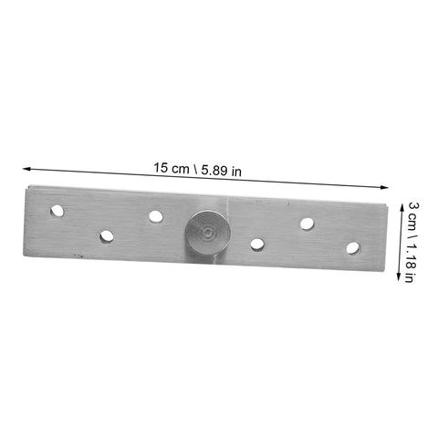 360 Degree Rotation Hidden Door Hinges Set 4 Pieces Stainless Steel Pivot Hinges for Wooden and Aluminum Doors Concealed