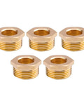 Brass Bushing Adapter Kit 5-Piece Set For Hooking Up 1 NPT Male To 1/2 NPT Female Threads In Industrial, Garden, Plumbing And DIY Projects
