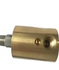 Right Threaded One Inch Cooling Water Copper Swivel Joint Rotary Union Connector For High Flow Piping, Built Like A Tank Heavy Duty Copper Rotating Joint For Hydraulics And Cooling Systems, Includes DN6 And DN8 Size Options, brass rotary union close-up