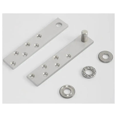 Heavy Duty 360 Degree Pivot Door Hinge Shaft Made From Super Durable Stainless Steel For Homes And Sheds Super Tough Furniture Hardware parts, close-up view.