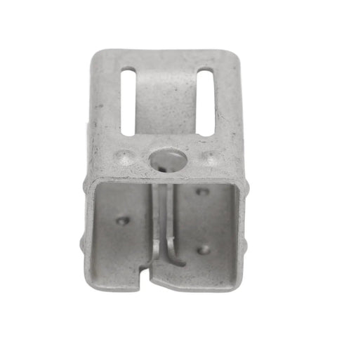 No Sweat Solar Mounting Brackets With Quick Snap Buckles And Rock Solid Spring Steel Clamps For Photovoltaic Systems Zinc Coated tool-free fastener view of zinc coated clamp.