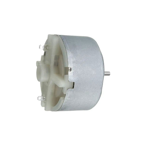 Two Pack Micro DC Motor 1.5V To 5V 2700RPM Mini Electric Motor 32mm Diameter RF 500TB 18280 side view