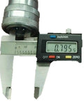 Digital caliper measuring Three Eighths Inch Hydraulic Quick Disconnect Coupler Dust Plug in 12 Pack for John Deere.