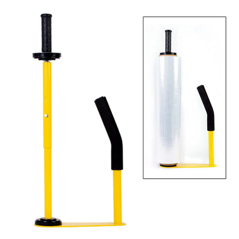 Solid Workhorse Handheld Stretch Film Dispenser With Adjustable Roll Height And Quick Tension Dial For Pallet Wrapping Manual Packing Gun For Shipping Cartons And Warehouse Crew