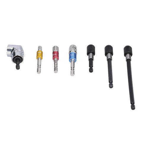 Ycauty 7 Piece Socket Adapter Kit With Chrome Vanadium Steel Makes You A Real Tool Wizard For Any Job From Home Repairs To Pro Projects With Multi Size Options That Get The Work Done Fast. 7-piece adapters with 1/4, 3/8, 1/2 sizes