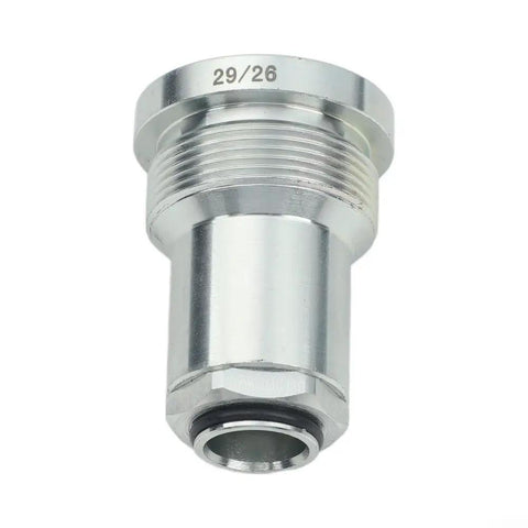 Heavy Duty Hydraulic Quick Coupler Plug Fits Tractors and Farm Equipment 0004 044 Series 16 UNF Female 6 Points Zero Tools Needed Plug and Play Style Easy Swap Setup for Yard Work or Heavy Lifts Fast Performance No Worries Just Get It Done, silver metal 29/26 plug
