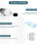 Silicone Treadmill Belt Lubricant Non Toxic Odorless High Performance with open cap, sealing cap, and oil absorption cloths.