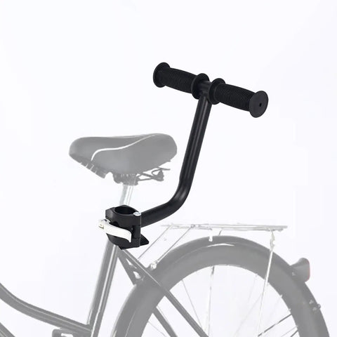 Kids Bike Handrail And Rear Seat Armrest For Child Carrier, sturdy aluminum alloy handlebar, attached to bicycle seat post.