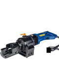 Heavy Duty Electric Rebar Cutter Bending Straightening Machine Nrb 25 showing hydraulic cutting jaws and motorized handle for concrete work.