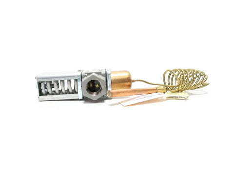 V47AE-3 Temperature Actuated Water Valve 160 230F 1-1/4 In NPT High Temp Water Control Valve For Hydronic Heating And Cooling Systems With Threaded Connection Designed For Stable Operation In Tough Environments With Easy Mounting For Central Heating.