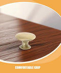 Six Pack Round Drawer Knob Pulls With Screws Gold Vintage Dresser Cabinet Knobs For Kitchen Cabinets And Wardrobe Hardware