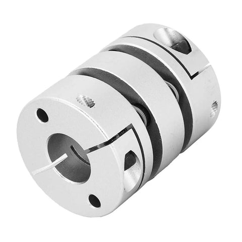 Aluminum alloy shaft coupling adapter GL-39 x 50-16 x 16, silver motor connector sleeve