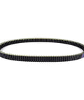 High Mileage V-Drive Transfer Belt For Honda FJS 600 Silverwing SCOOTER, black rubber drive belt designed for heavy-duty performance.