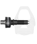 Assioma Duo Shi Dual Sided Power Meter for Shimano SPD SL Pedals 99g shown with adapter outline, cycling power meter kit