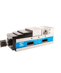 Heavy Duty Six Inch Hydraulic Vice For Cnc Machines And Local Fabrication Shops with a sleek design and robust gripping jaws.