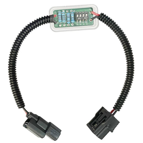 VCM Muzzler Harness Disable Kit Replacement For 3.5L V6 Engine With VCM Harness Plug, showing resistor set and connectors.
