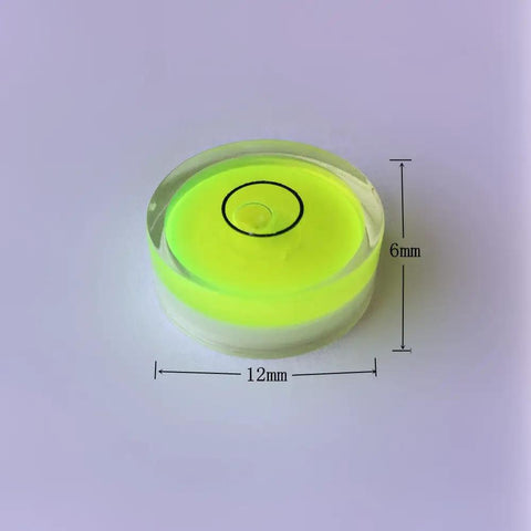 Nailed It Precision Mini Circular Bubble Spirit Level 10 Pack 12X6mm Dual Axis Degree Inclinometer Gauge For Camera Tripods Turntables And Garage Builds Dead Straight Levels