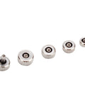 Stainless Steel Watch Crown And Stem Replacement Kit with multiple crown sizes, durable pro grade parts for easy watch repair.