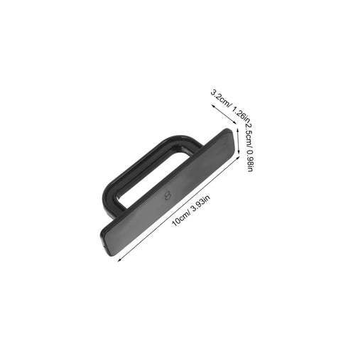 Self Adhesive Cabinet Handles No Drill Stick On Pulls For Drawers Wardrobe Glass Doors And Furniture Organization 5 Pairs Black