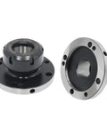 Heavy Duty Carbon Steel Collet Chuck With Ergonomic Fixing Handle For CNC Milling And Lathe Work Precise ER16 ER20 ER25 positioned side by side.