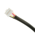 Close-up of cable for Refrigerator Condenser Fan Motor Assembly Replacement WR60X23363 showing connector and wires
