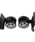 2 Pack Universal Luggage Replacement Wheels 360 Degree Silent Swivel Casters For Suitcases And Trolleys With 12 Screws Durable Plastic
