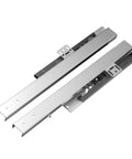 Undermount Drawer Slides 3 Fold Push To Open Soft Close Drawer Runners 24 Inch Heavy Duty Steel With Smooth Glide 132 Lb Load Capacity