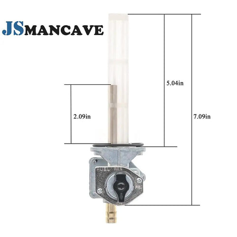 Fuel Valve Petcock Replacement For Vulcan 800 VN800E VN800B VN800A ZR1200 And ZRX1200R Models with measurements